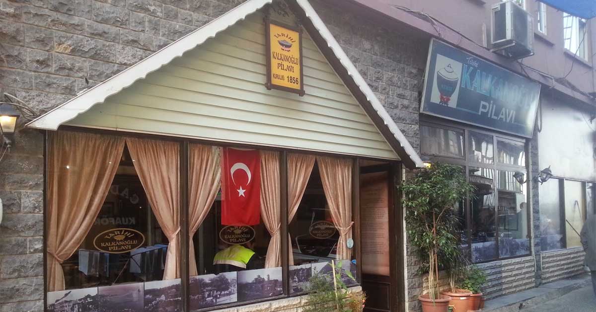 Tarihi Kalkanoğlu Pilavcısı