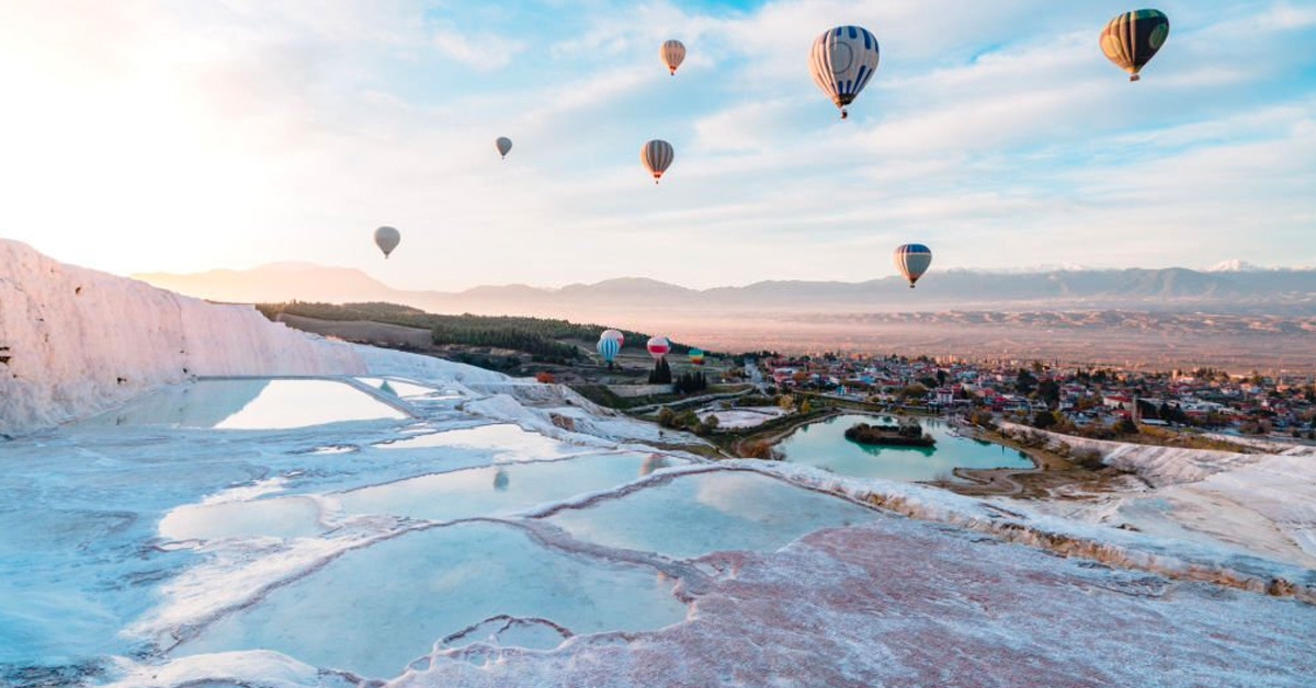 Pamukkale Travertenleri: Doğal Ve Narin Güzellik