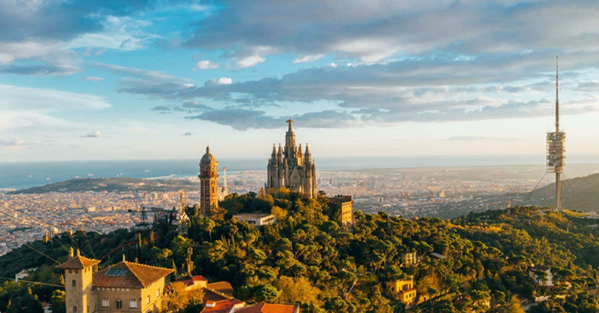 Barselona Tibidabo Dağı