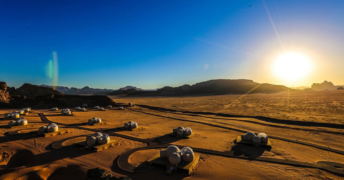 Wadi Rum Bubble Luxotel – Campsite