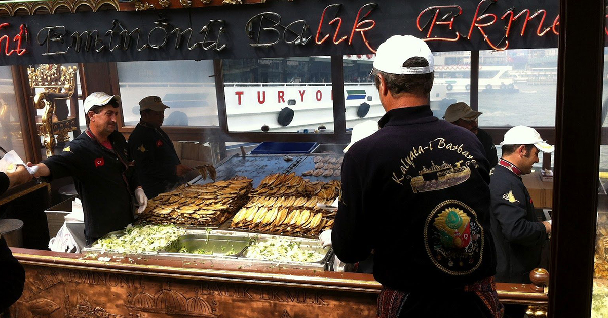 Eminönü'nde Balık Ekmek