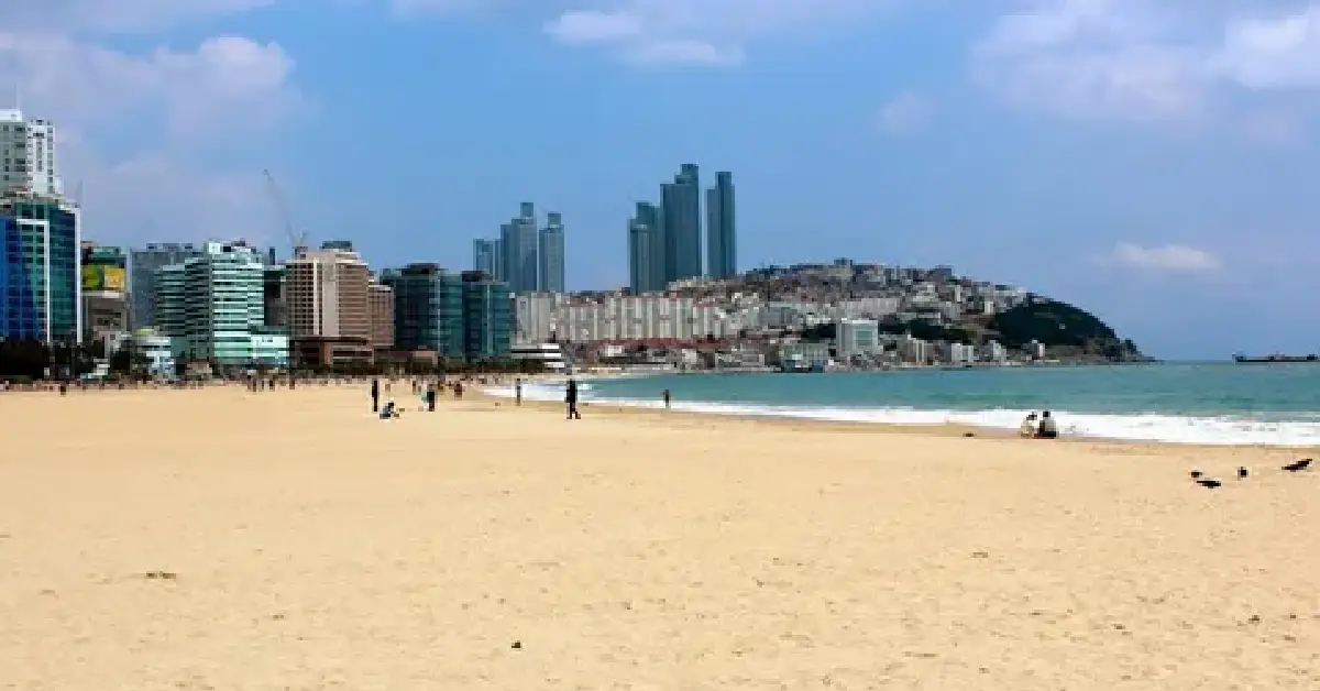 Busan Haeundae Plajı