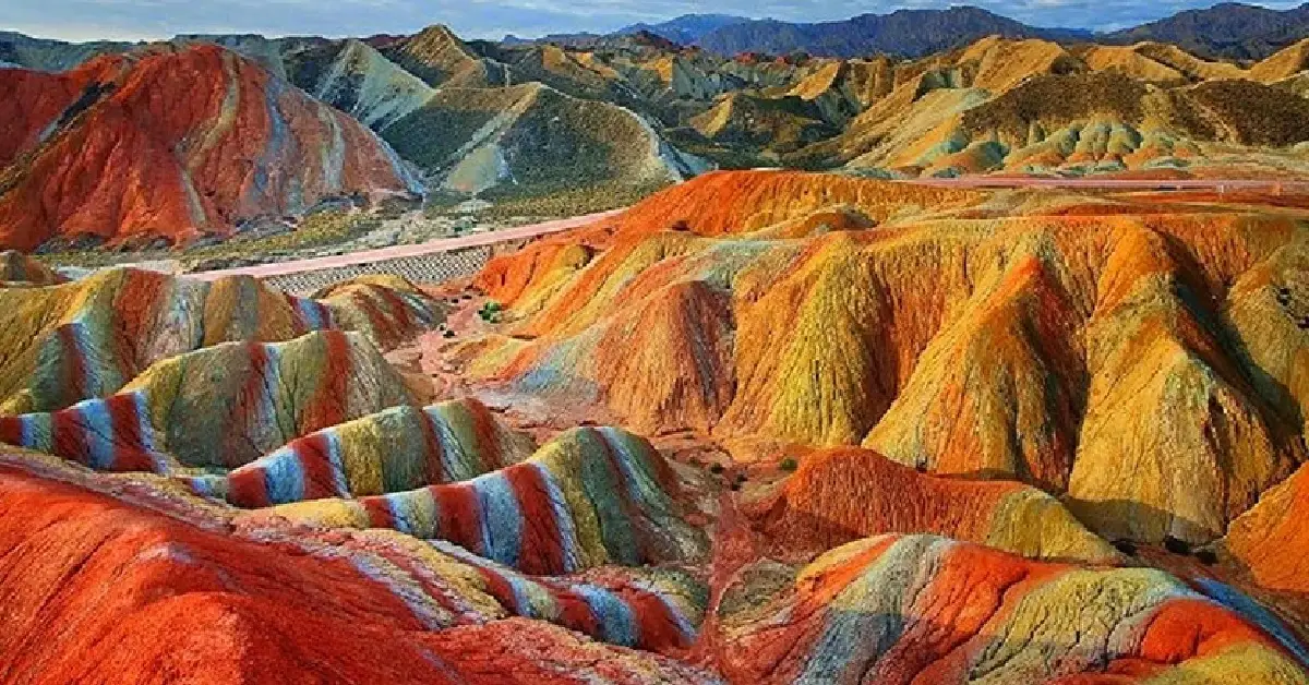 Colorful Mountains of Tabriz