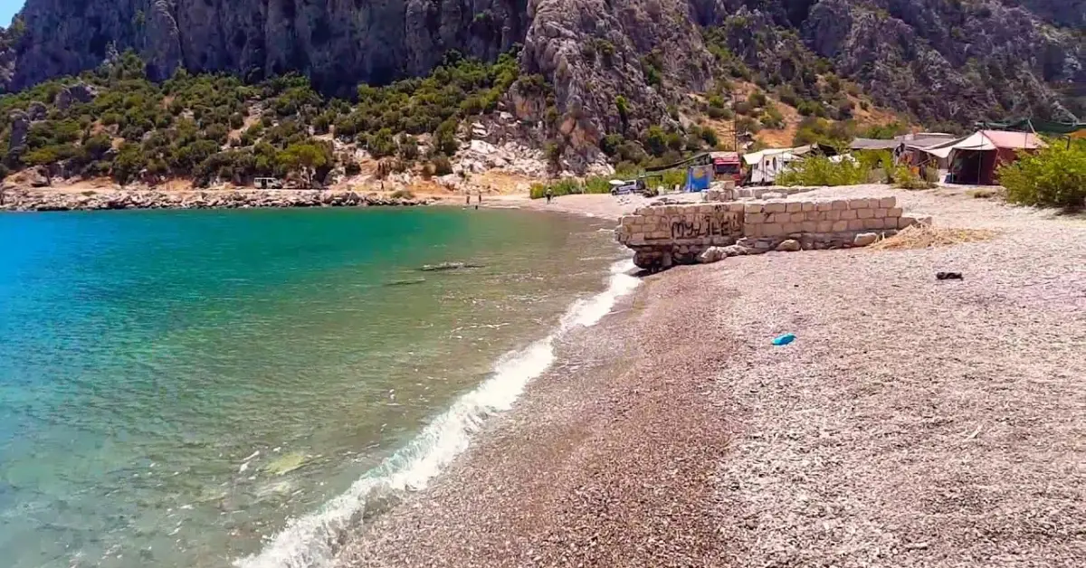 Eğribük Koyu (Barbaros Adası) Kamp Alanı