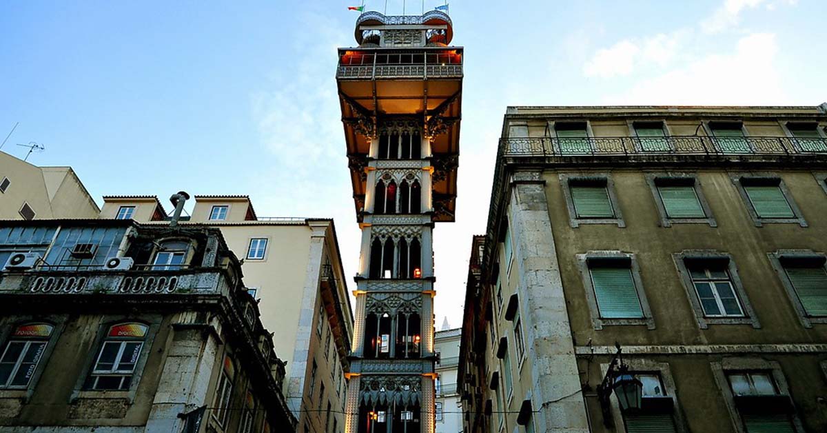 Chiado ve Santa Justa Asansörü