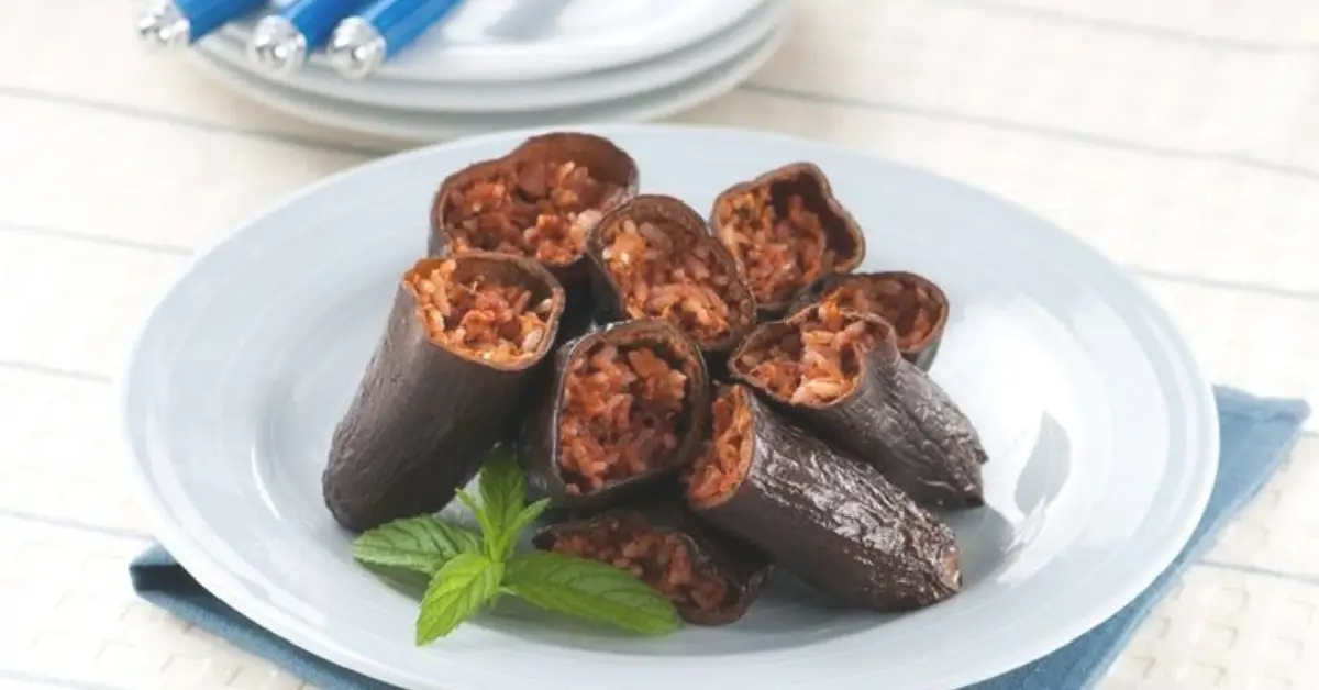 kuru patlıcan dolması