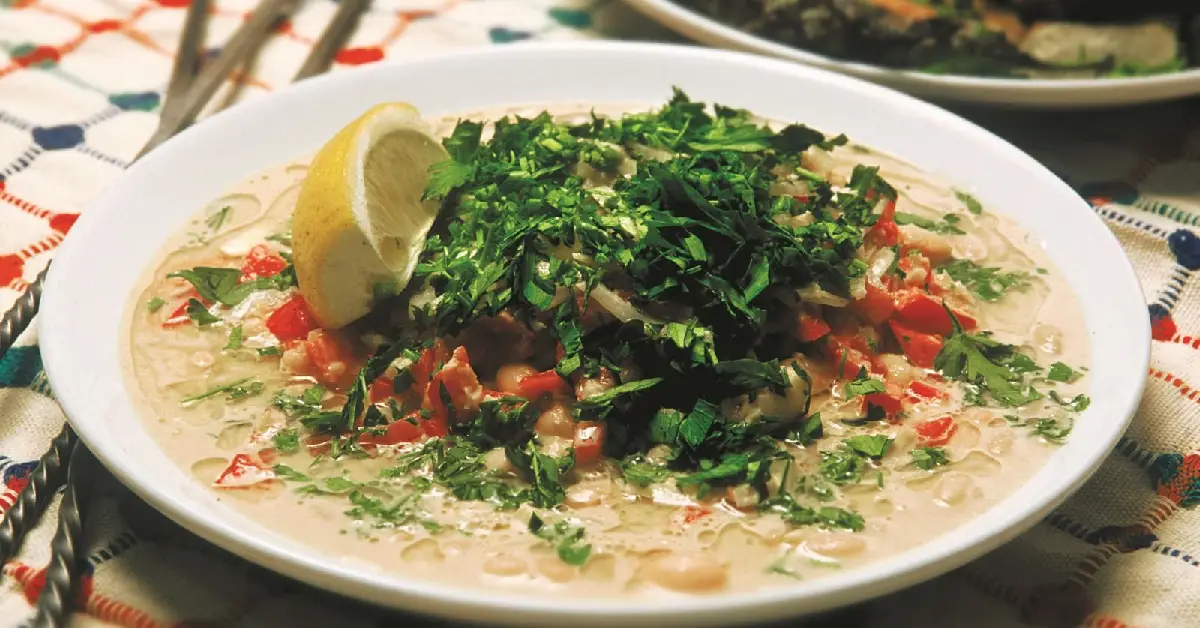 tahinli piyaz
