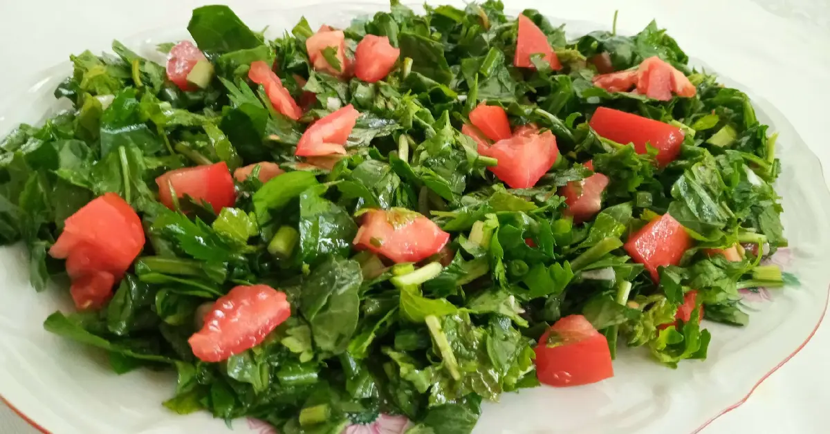 tömeğen salatası